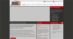 Desktop Screenshot of german-homes.ie